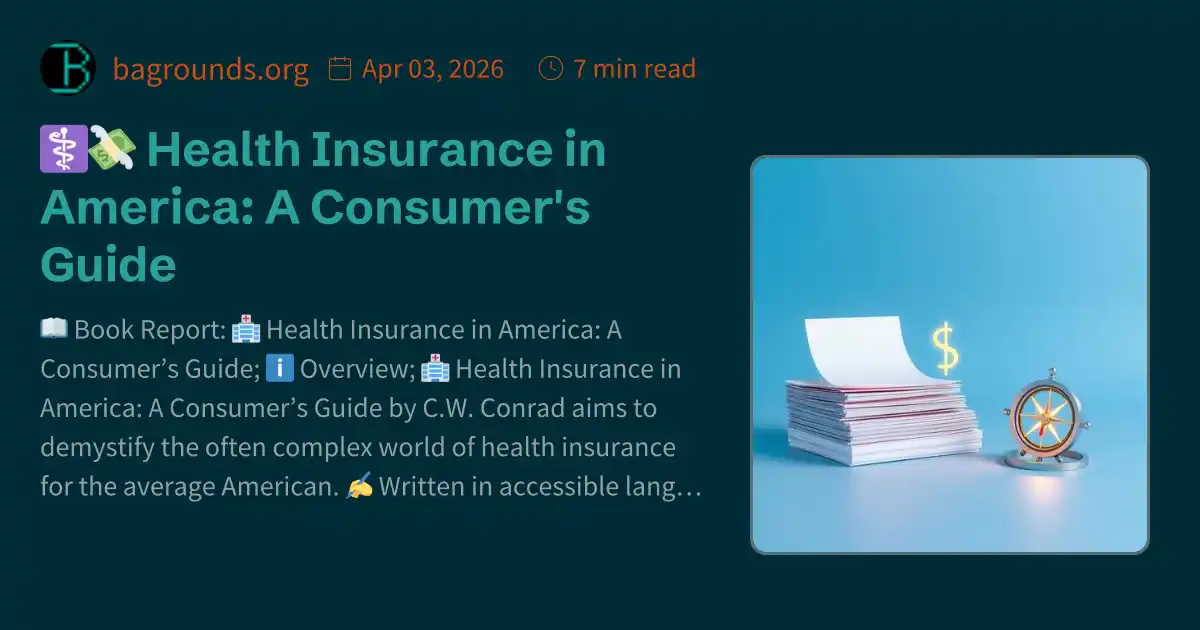 ⚕️💸 Health Insurance in America: A Consumer's Guide
