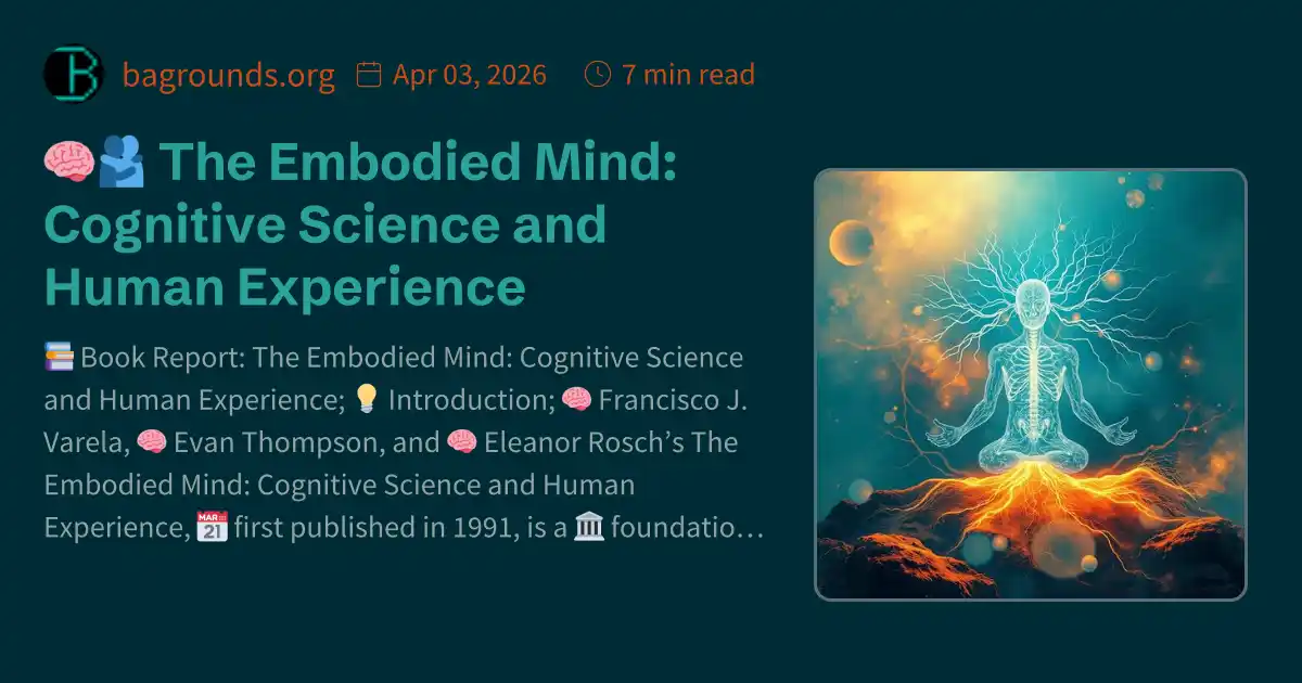 🧠🫂 The Embodied Mind: Cognitive Science and Human Experience