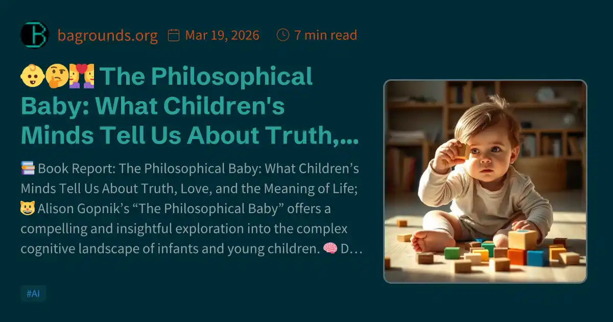 πΆπ€ οΈ The Philosophical Baby: What Children's Minds Tell Us About Truth ...