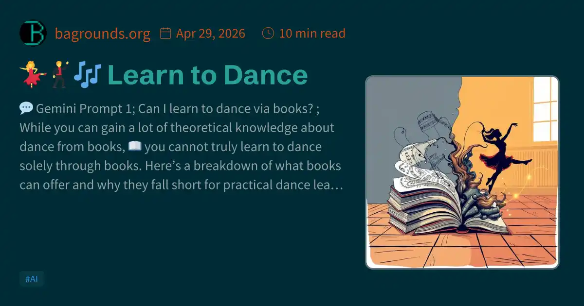 💃🕺🎶 Learn to Dance