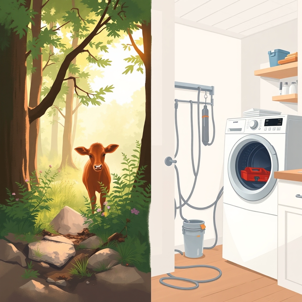 chickie-loo-2026-05-14-a-calf-in-the-woods-and-the-mystery-of-the-dryer