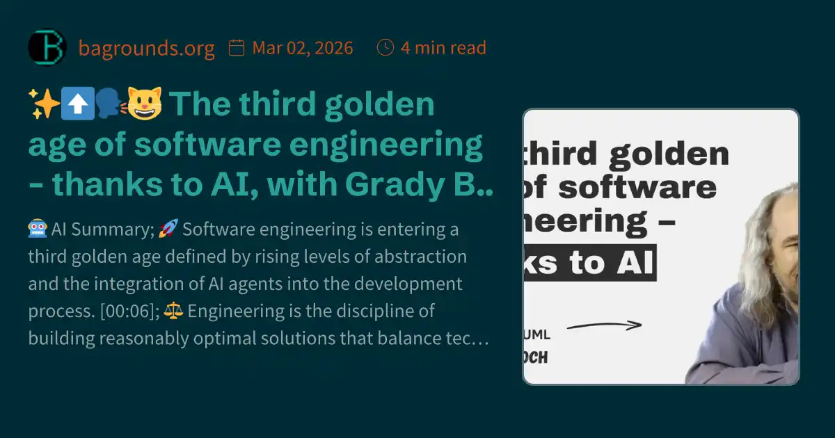 Software Development Golden ⬆️🗣️👨💻 The third golden age of software engineering – thanks to AI ...